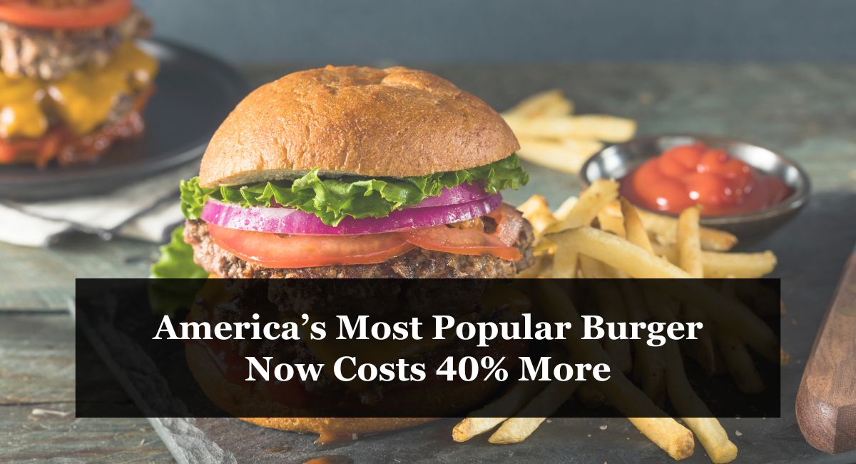America’s Most Popular Burger Now Costs 40% More